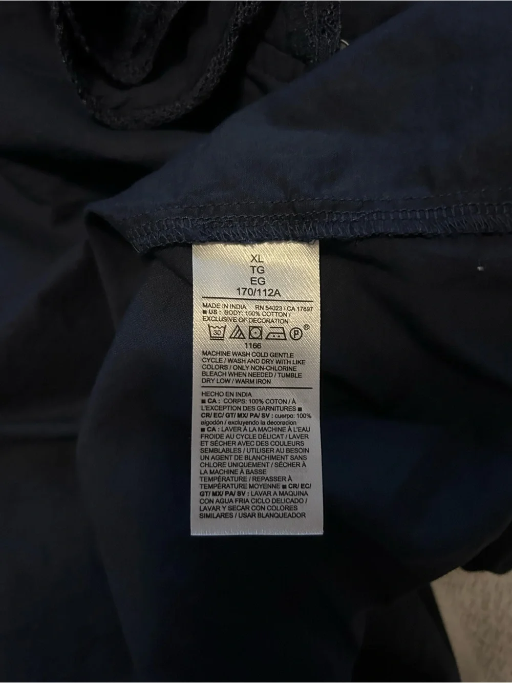 Old Navy lightweight navy
